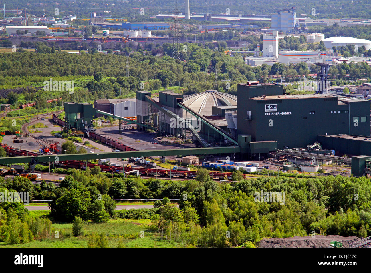 Coal mining Prosper-Haniel, Germany, North Rhine-Westphalia, Ruhr Area, Bottrop Stock Photo