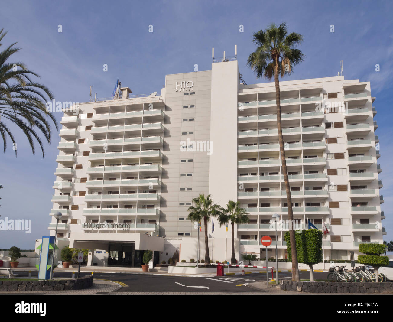 Hotel H10 Gran Tinerfe, a four star hotel in the resort Playa las Americas  in Tenerife, Canary Islands Spain Stock Photo - Alamy