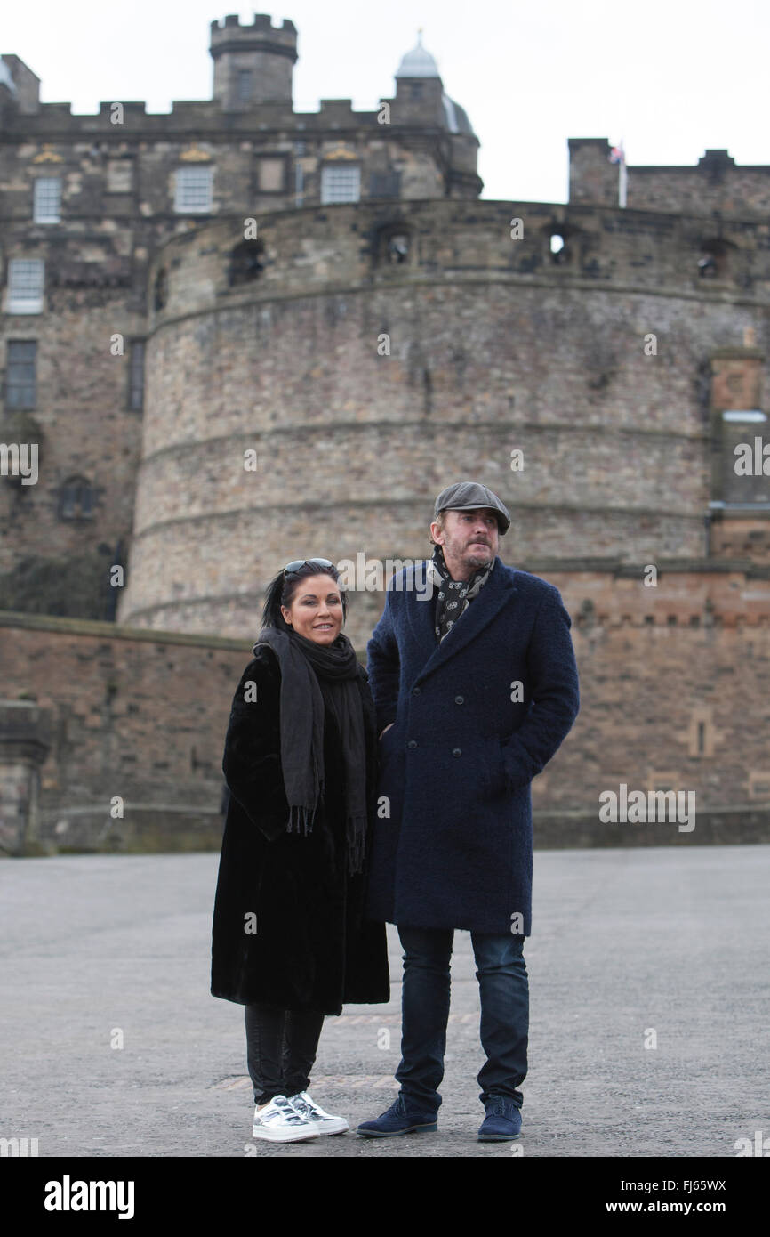 Edinburgh, Scotland. UK. 29 February. Jessie Wallace and Shane Richie of Eastenders fame