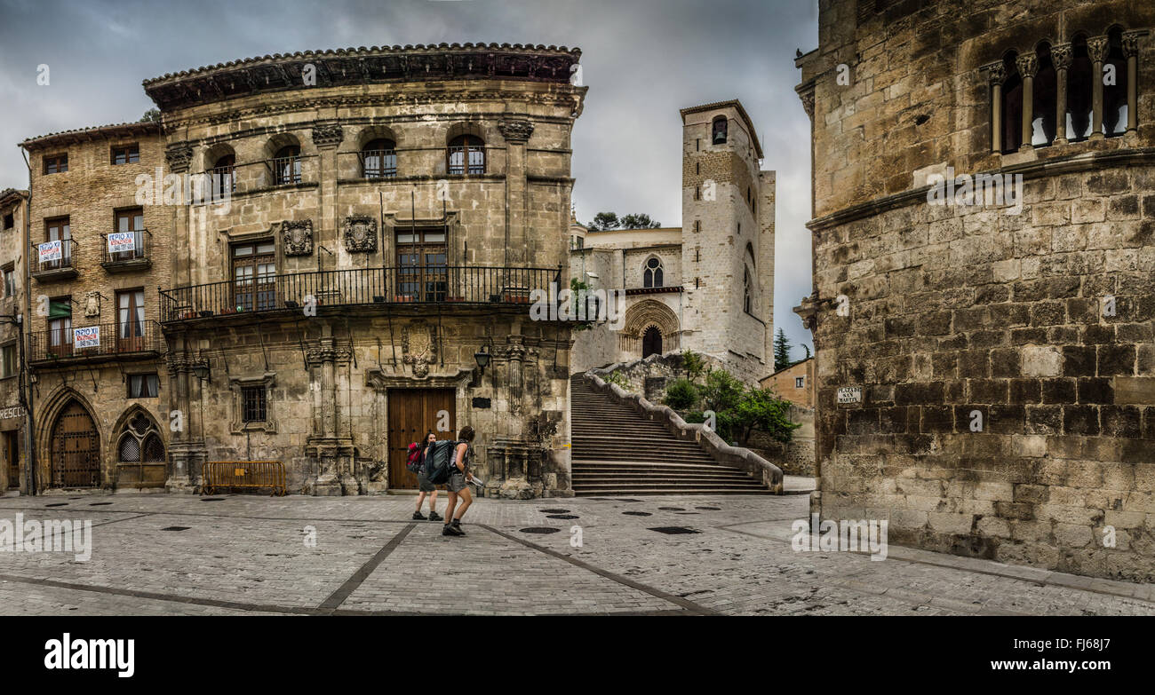 Palace of the Kings of Navarre, Estella - Lizarra, Navarra, Spain Stock Photo