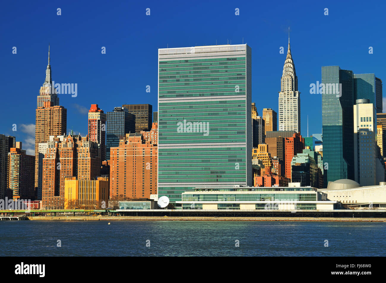 View of the Midtown Manhattan at sunny day Stock Photo - Alamy