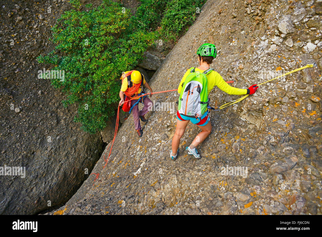 climbing at coastal rock Bec de l'Aigle, avdenture tour, France