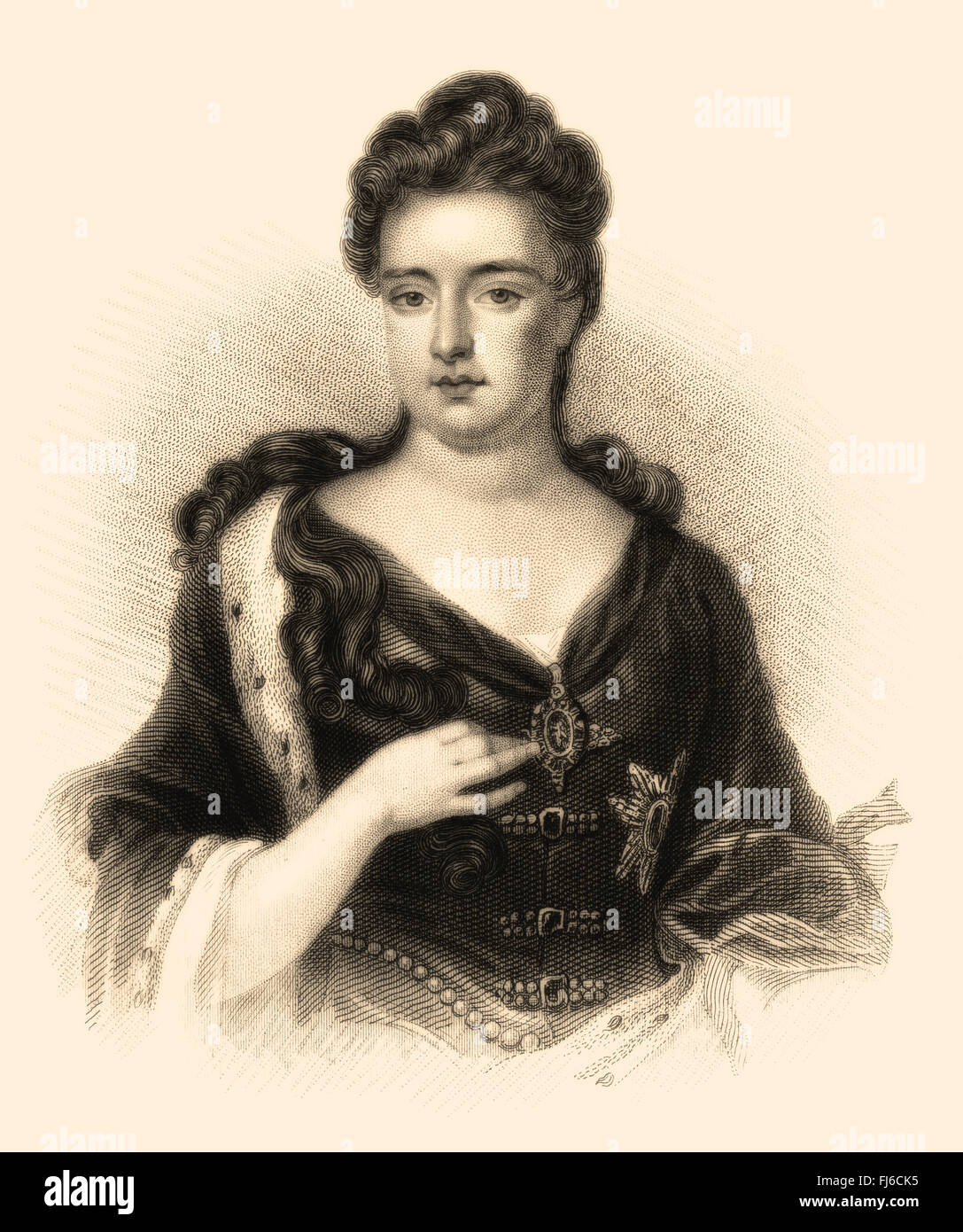 Anne, 16651714, Queen of England, Scotland and Ireland Stock Photo Alamy