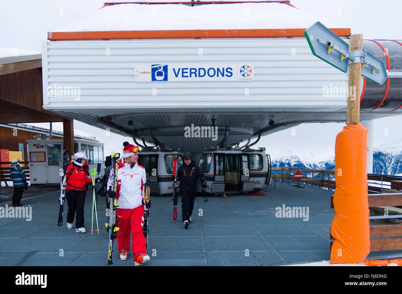 COURCHEVEL,FRANCE-JAN.06: russian tourists enjoy the winter season on ...