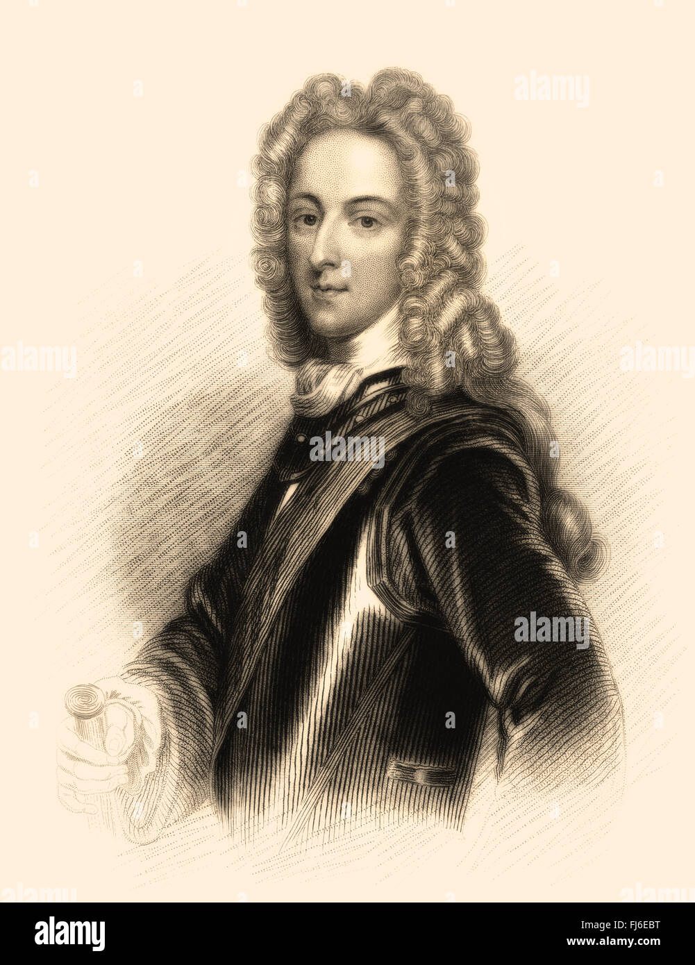 John Montagu, 2nd Duke of Montagu, Viscount Monthermer, Marquess of Monthermer, 1690-1749, a British peer Stock Photo