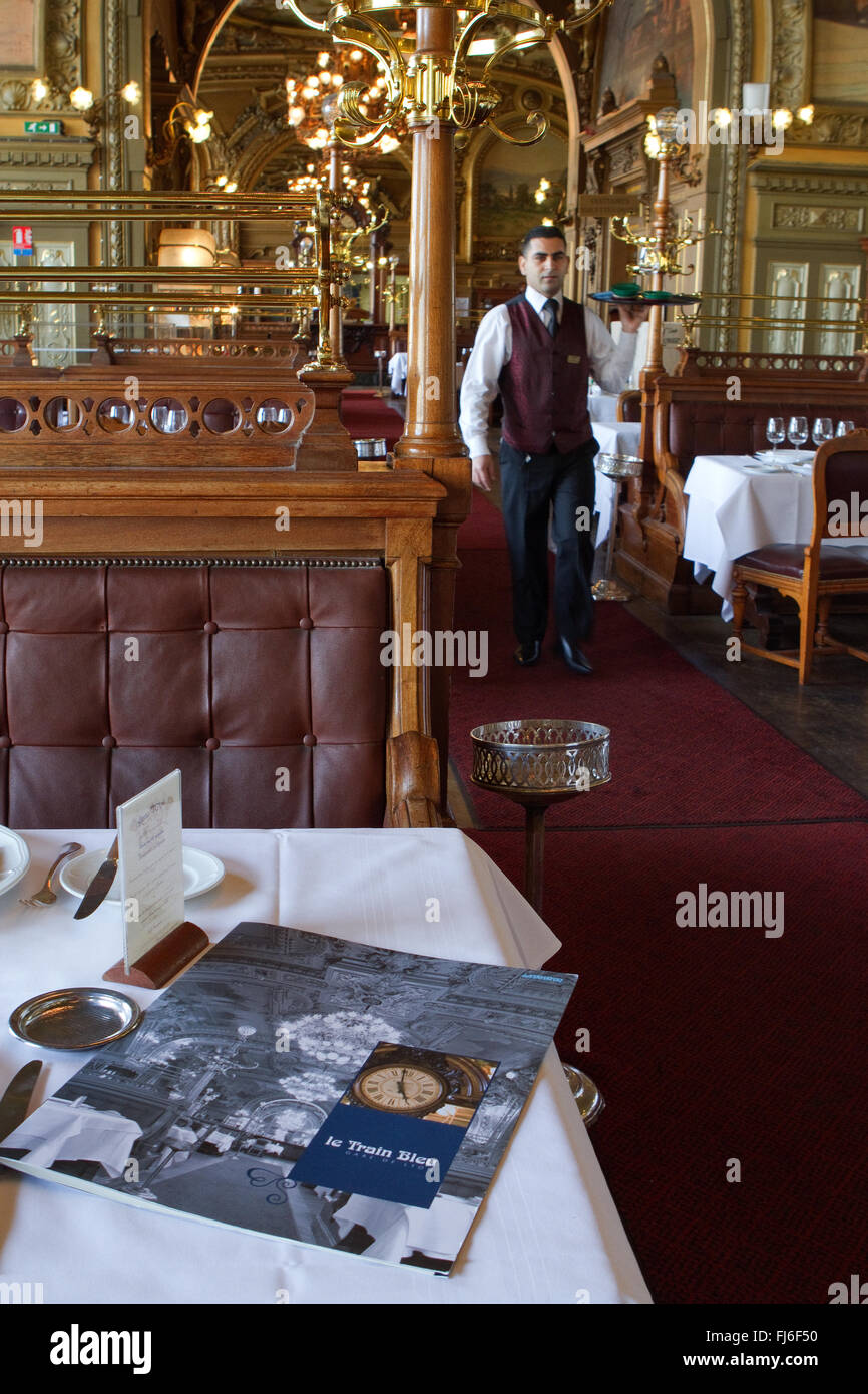 Le train Bleu restaurant Paris France Stock Photo