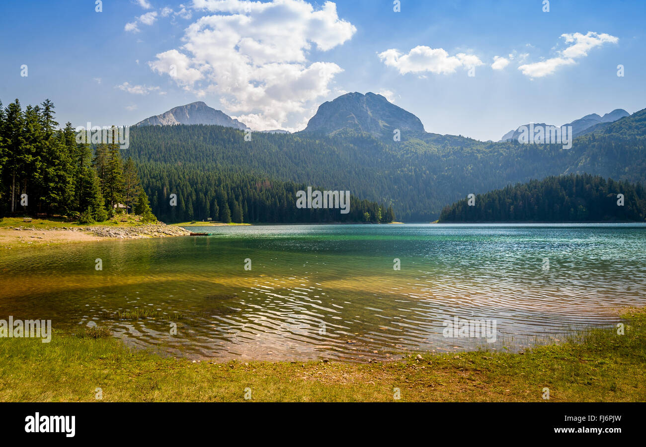 Black Lake at Durmitor national park Stock Photo