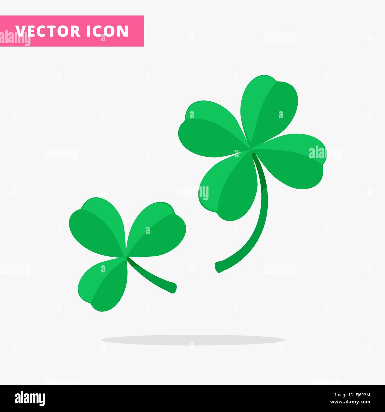 Trefoil and quatrefoil clover leaf Stock Vector Image & Art Alamy