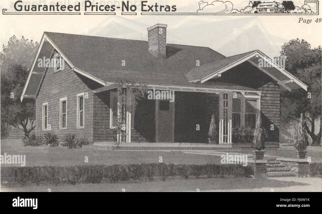 A catalog of homes designed by GordonVan Tine in 1921 Stock Photo Alamy
