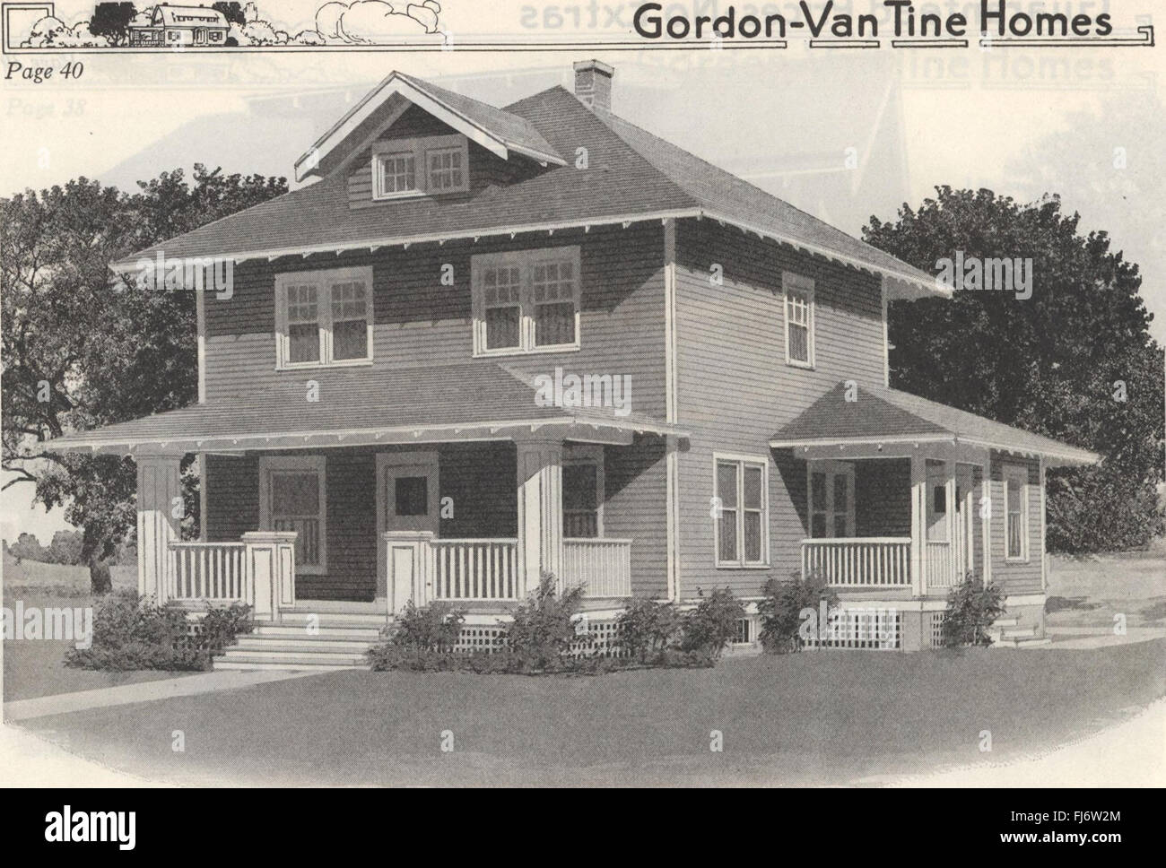 A catalog showcasing the design and architectural features of Gordon