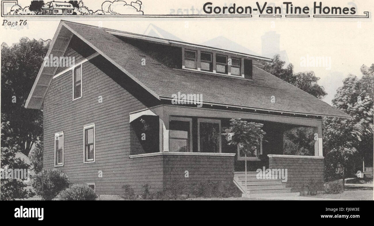 A catalog showcasing architectural designs for homes by the GordonVan