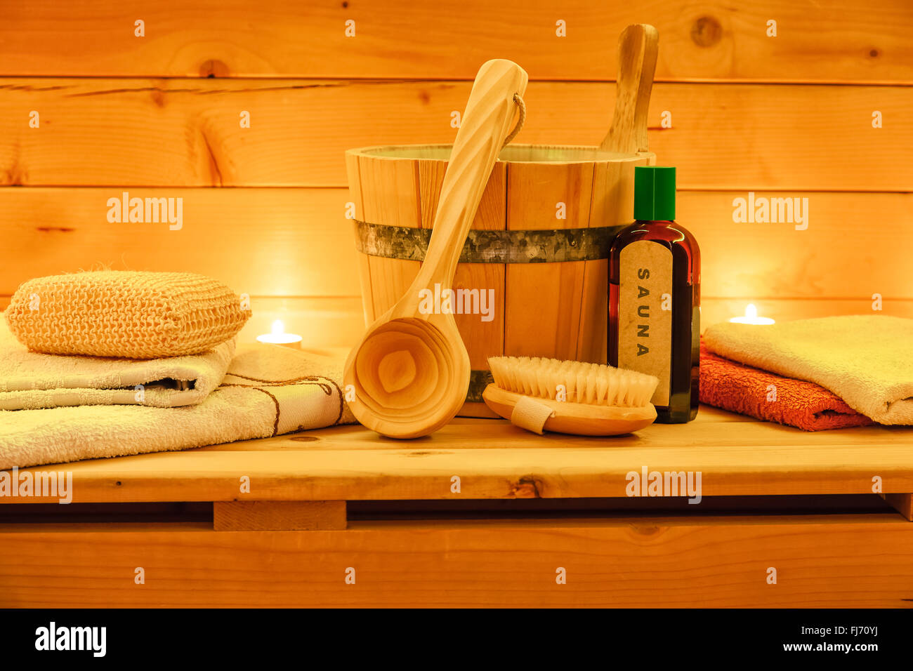 Sauna accessories Stock Photo Alamy