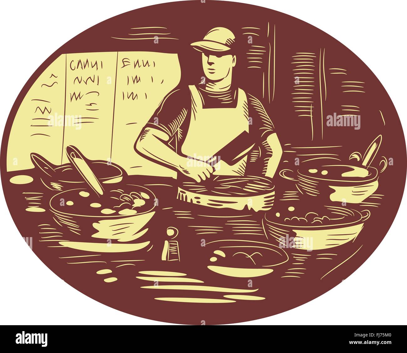 Taco chef cook wearing hat 