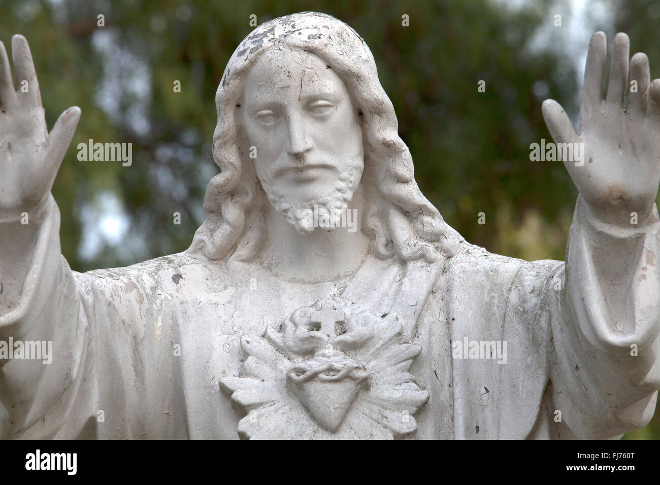 Statue of Jesus Christ at a Mission in San Diego Stock Photo Alamy