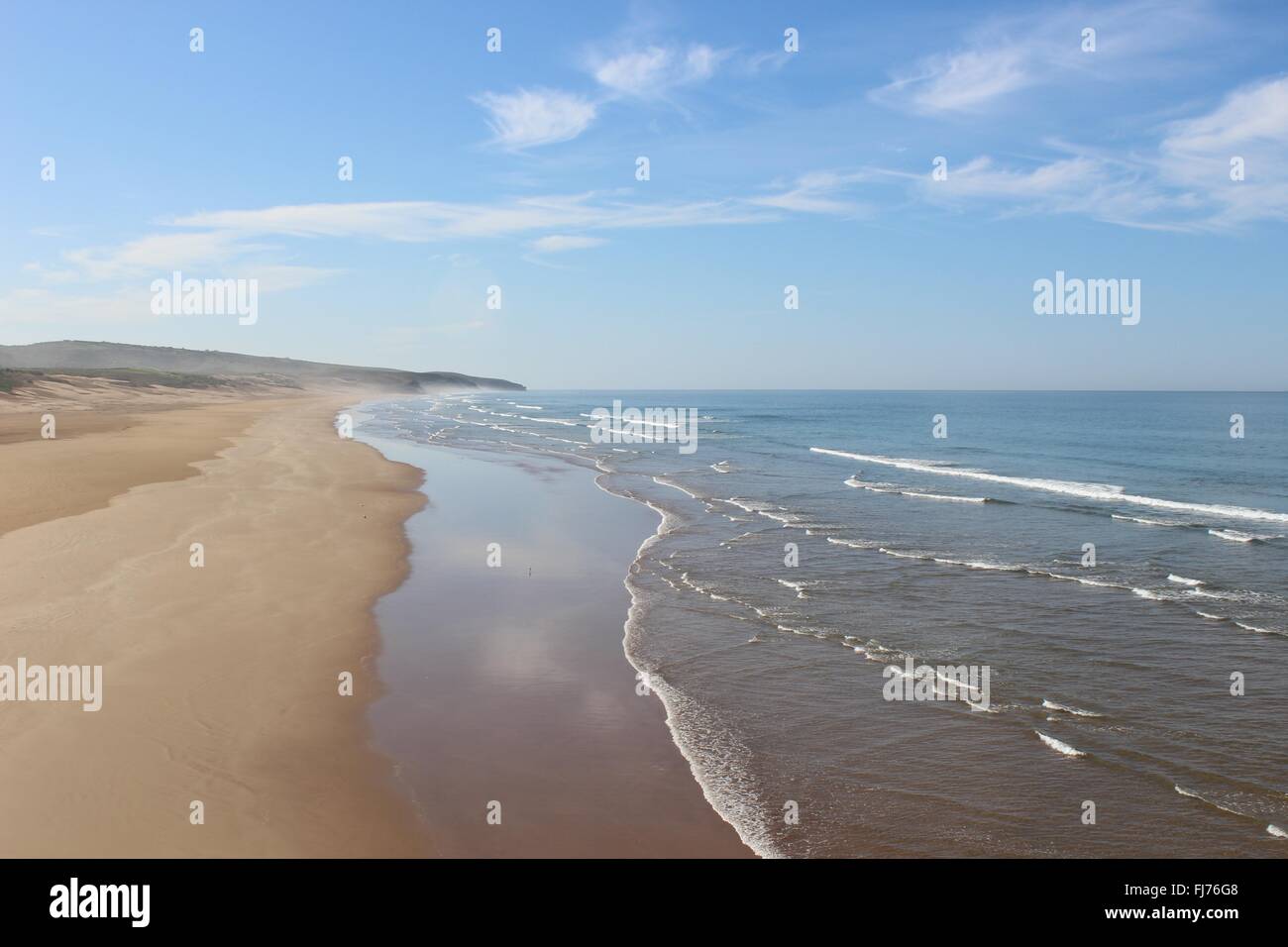 Beach to ourselves Stock Photo