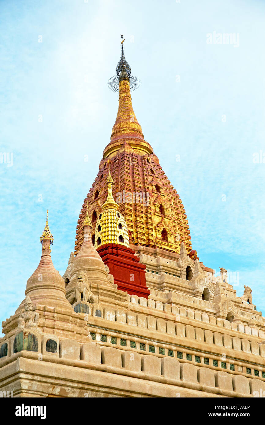 Ananda Temple in Bagan Myanmar Stock Photo