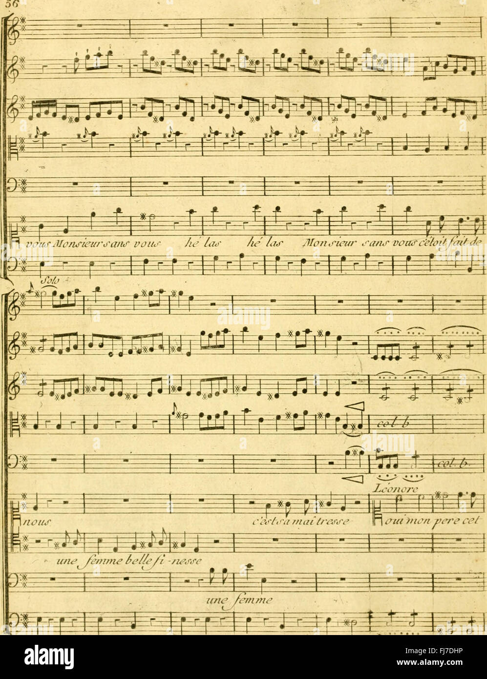 Partition de l'amant jaloux - comC3A9die en trois actes uvre XV (1779)