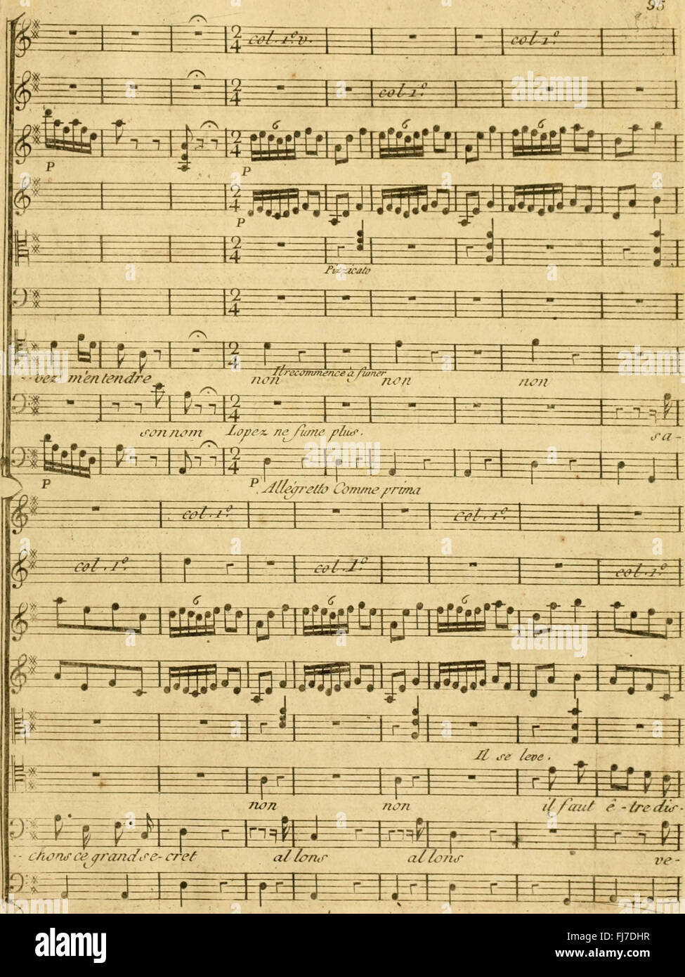 Partition de l'amant jaloux - comC3A9die en trois actes uvre XV (1779)