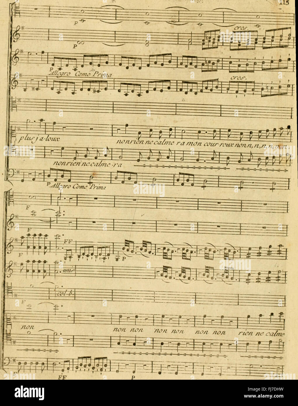 Partition de l'amant jaloux - comC3A9die en trois actes uvre XV (1779)