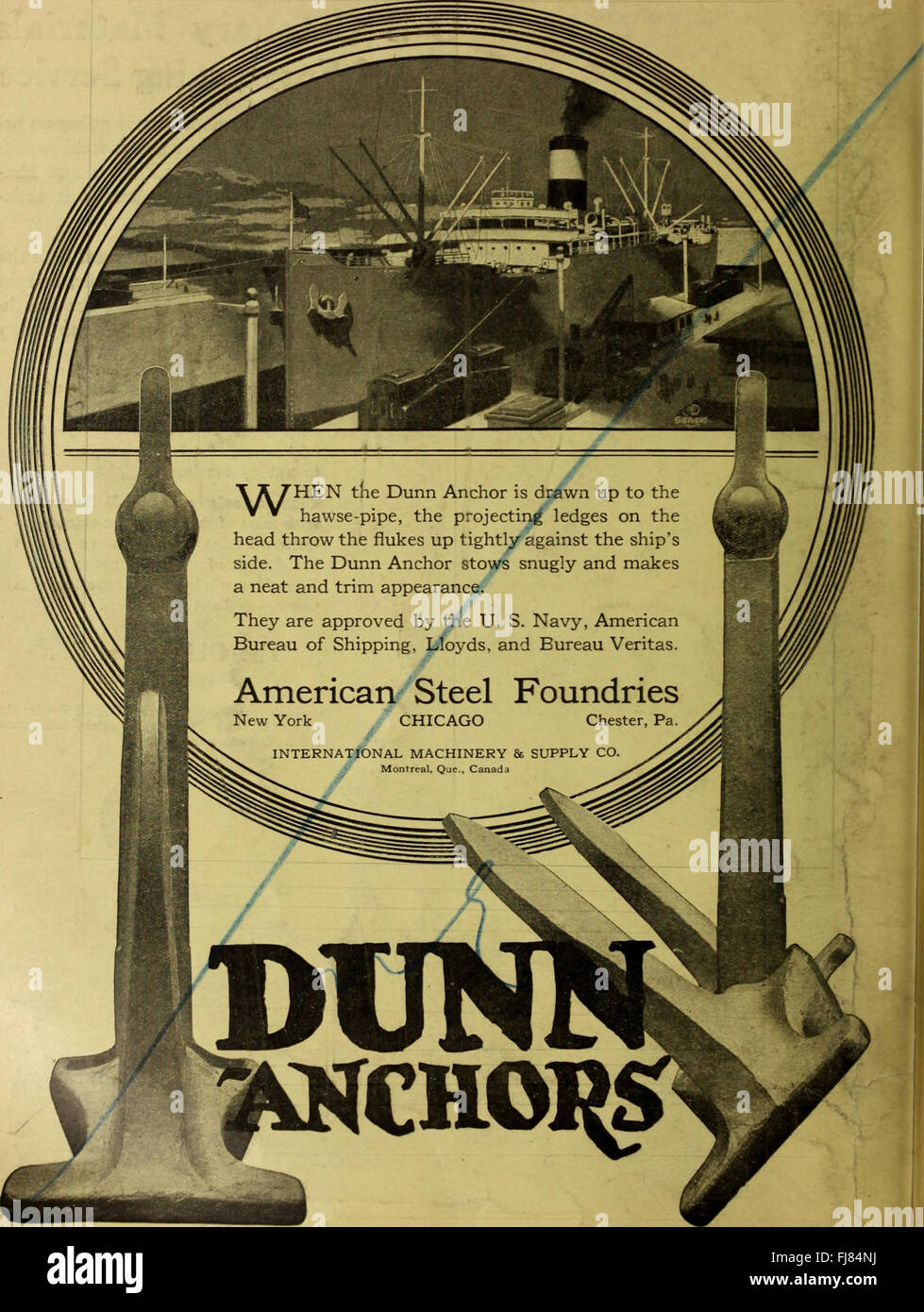 Canadian transportation and distribution management (1921 Stock Photo