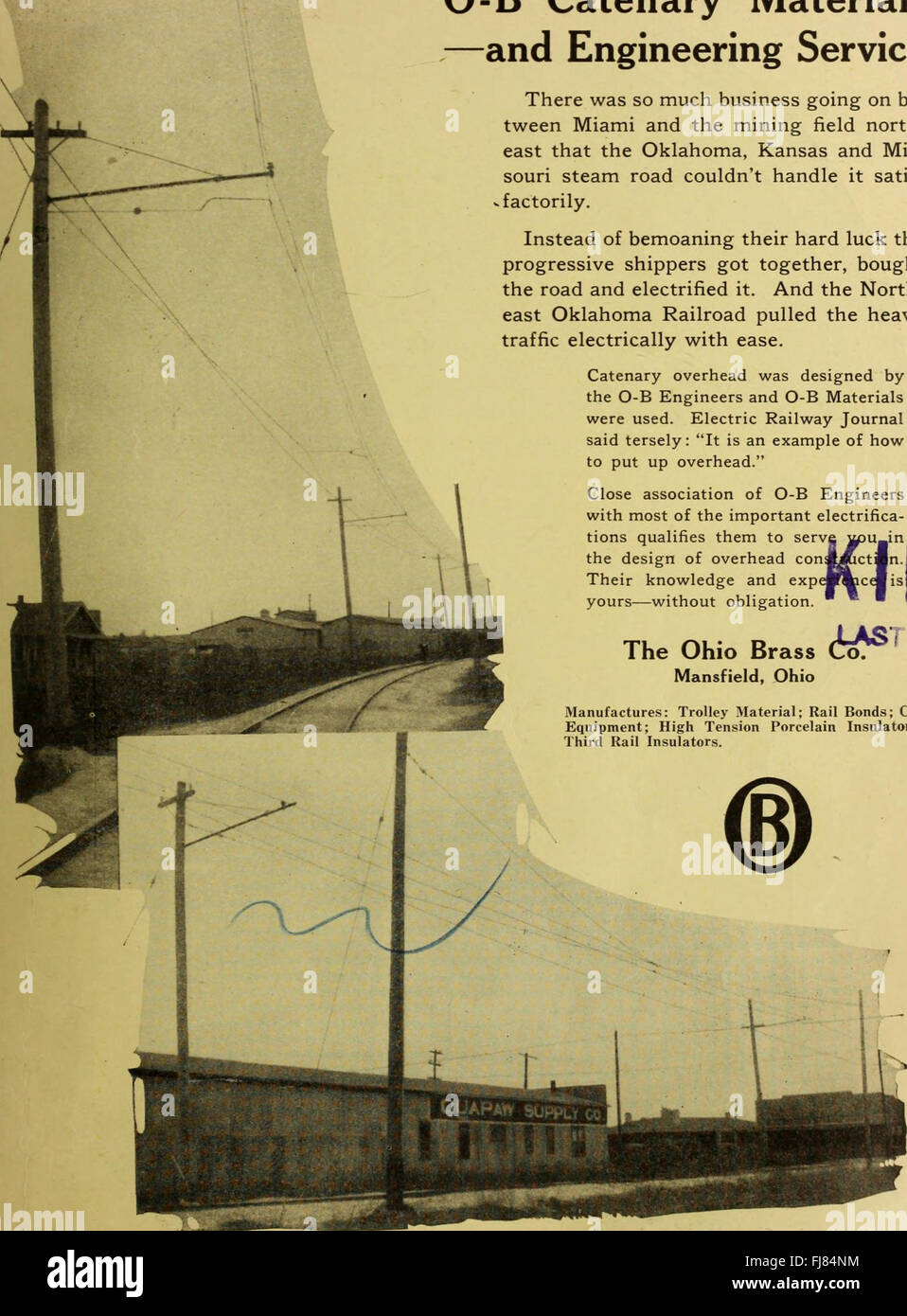 Canadian transportation and distribution management (1921 Stock Photo