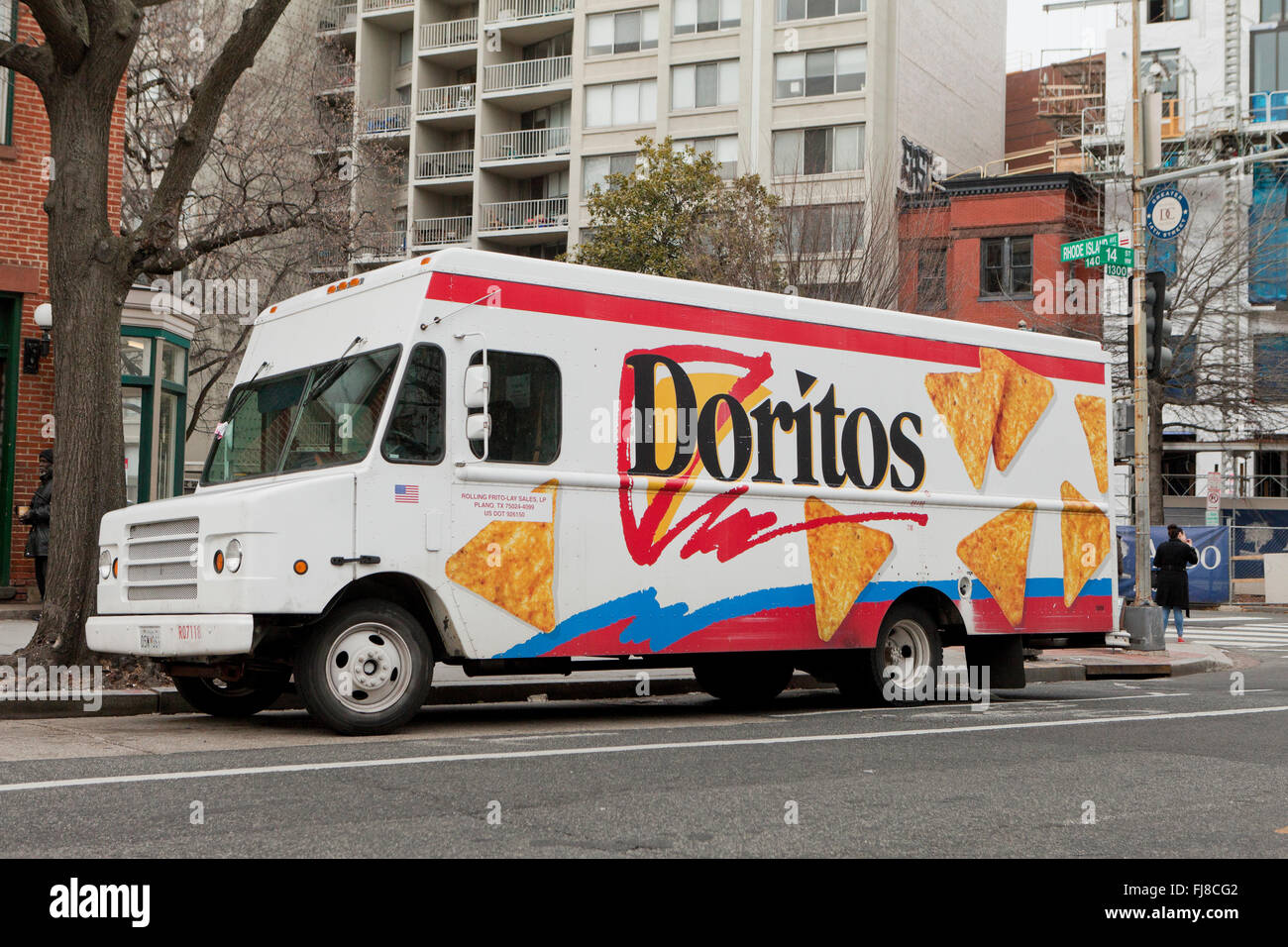 Doritos snacks delivery truck - USA Stock Photo