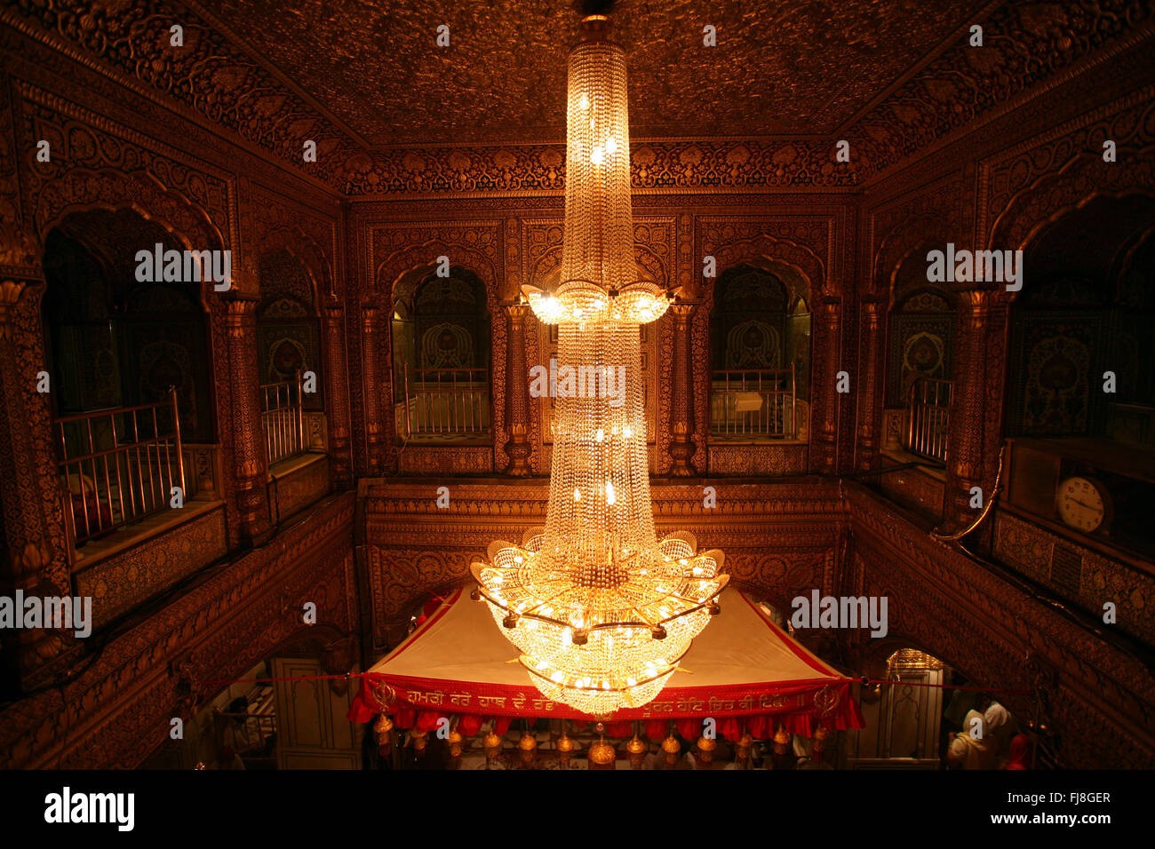 Chandelier, golden temple, amritsar, punjab, india, asia Stock Photo