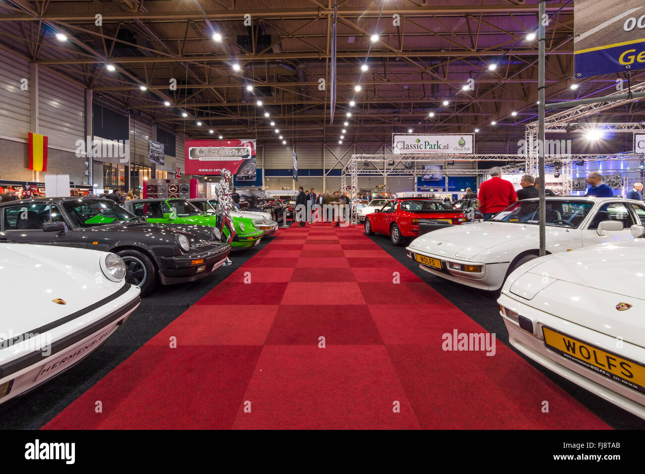 Rows of various models of Porsche sports cars Stock Photo - Alamy