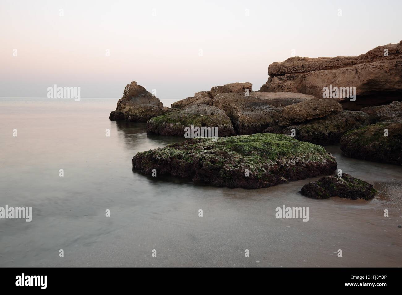 Agua Amarga Beach in Alicante, Valencia, Spain Stock Photo