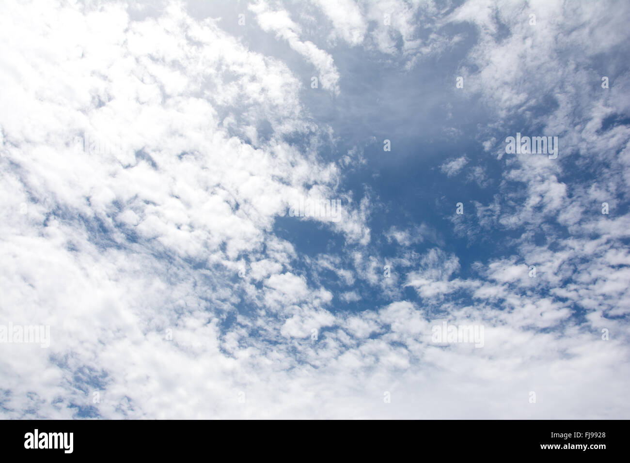 Blue sky with clouds Stock Photo - Alamy