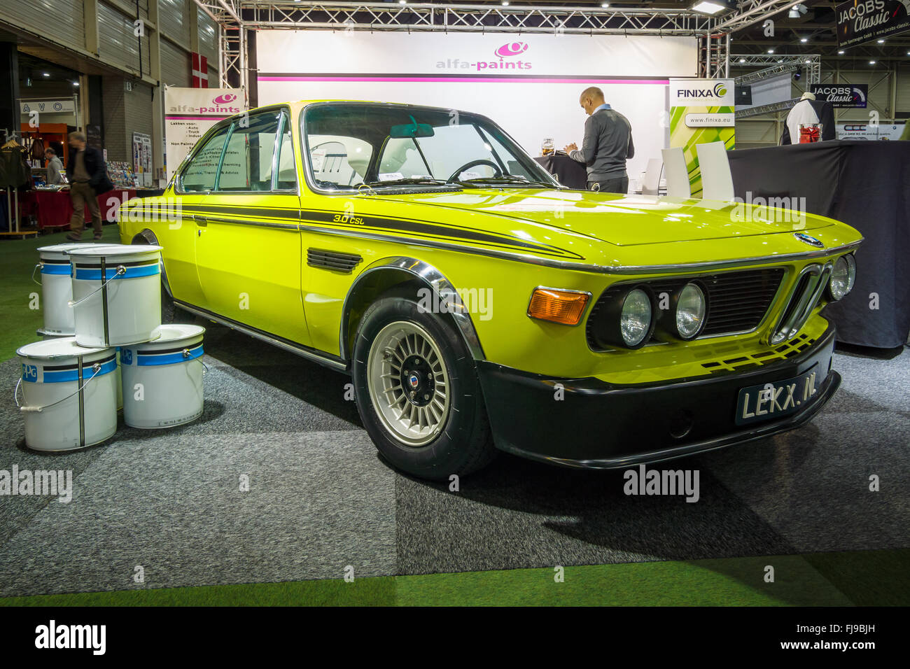 Grand tourer coupe BMW 3.0 CSL. Stock Photo