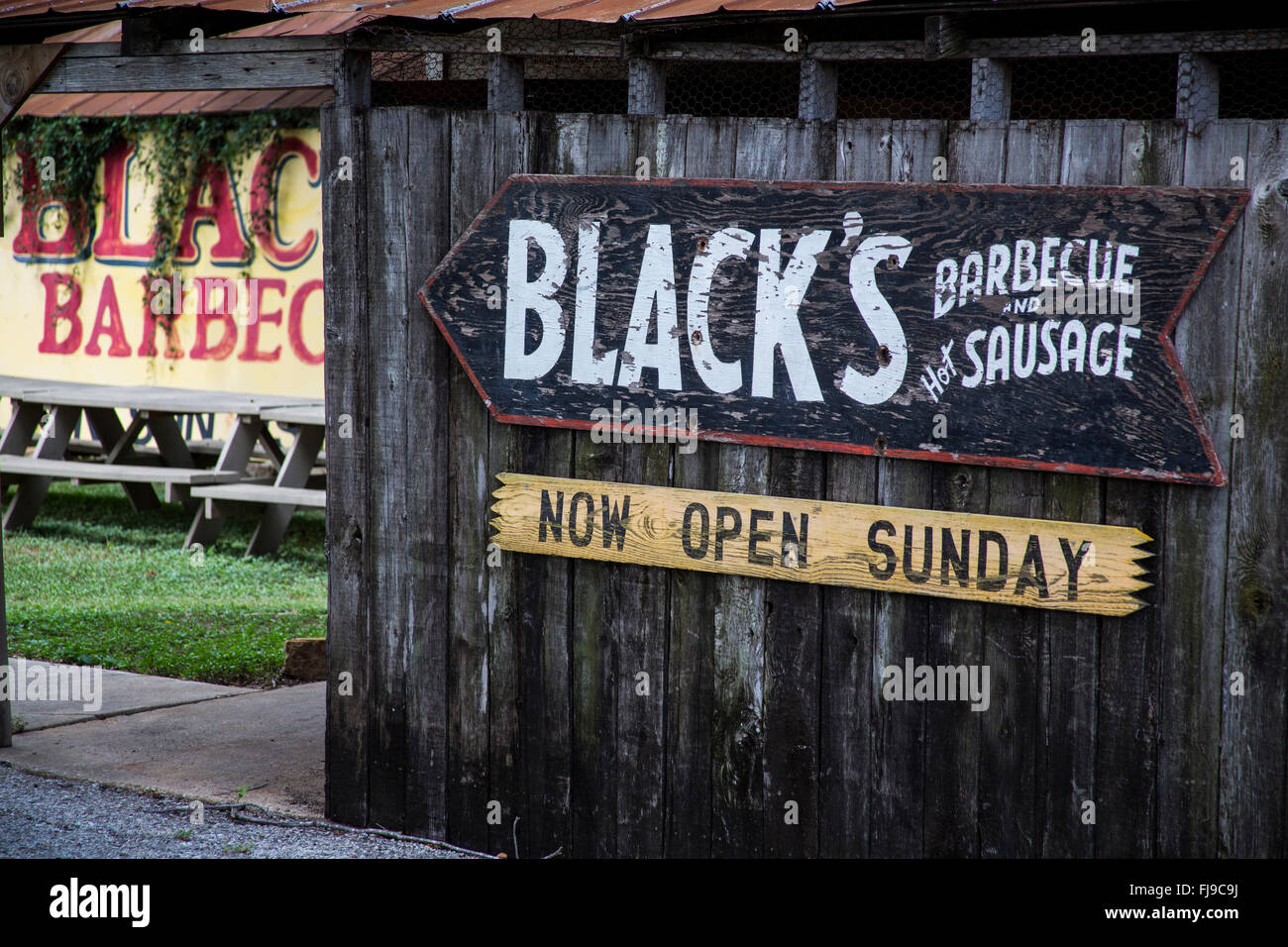Black's Barbecue in Lockhart, Texas Stock Photo Alamy
