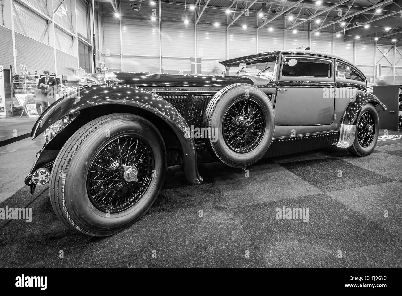 Vintage car Bentley Special Blue Train (built on the chassis Bentley Mark VI), 1951. Stock Photo