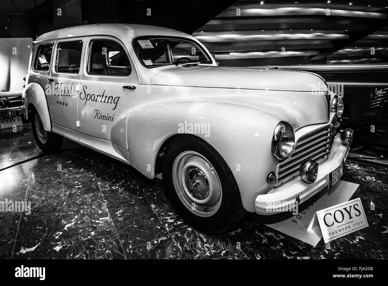 Large Family Car Peugeot 203 Break Hotel Sporting Taxi 1951 Black large-family-car-peugeot-203-break-hotel-sporting-taxi-1951-black