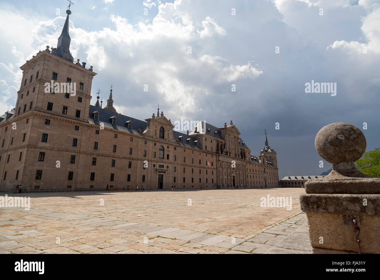 Real Sitio de San Lorenzo de El Escorial,Madrid,Spain. Stock Photo
