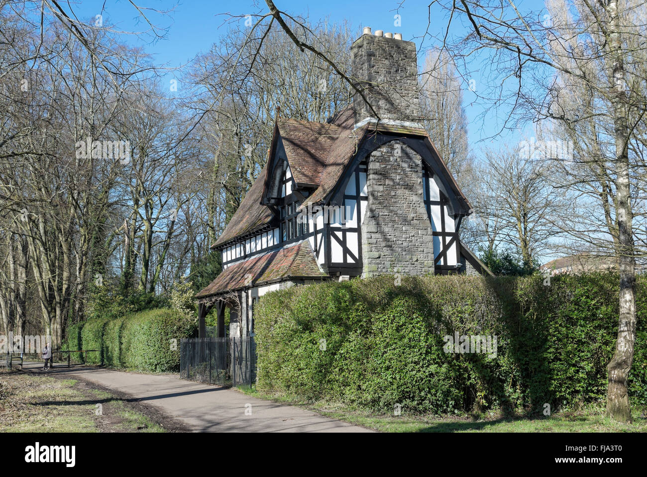 Now in a park this house would have been on the country road to north