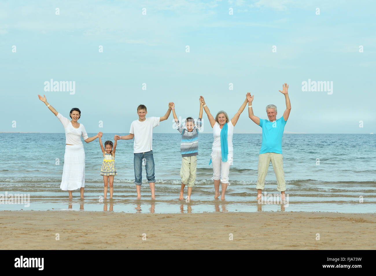 Portrait of a happy family Stock Photo - Alamy