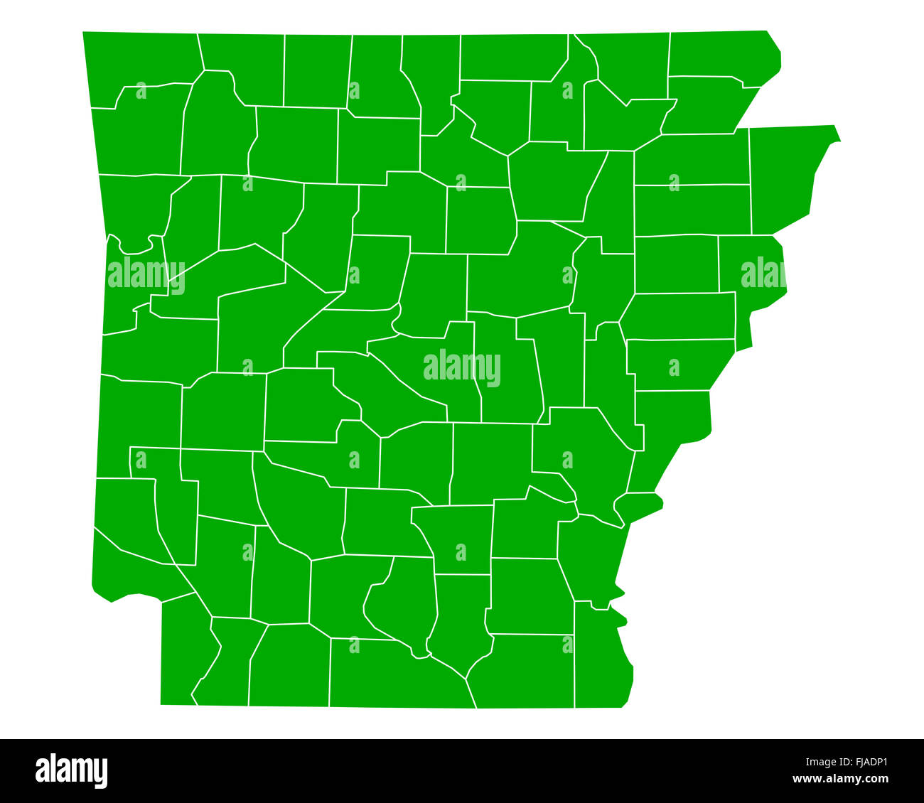 Map Of Arkansas FJADP1 