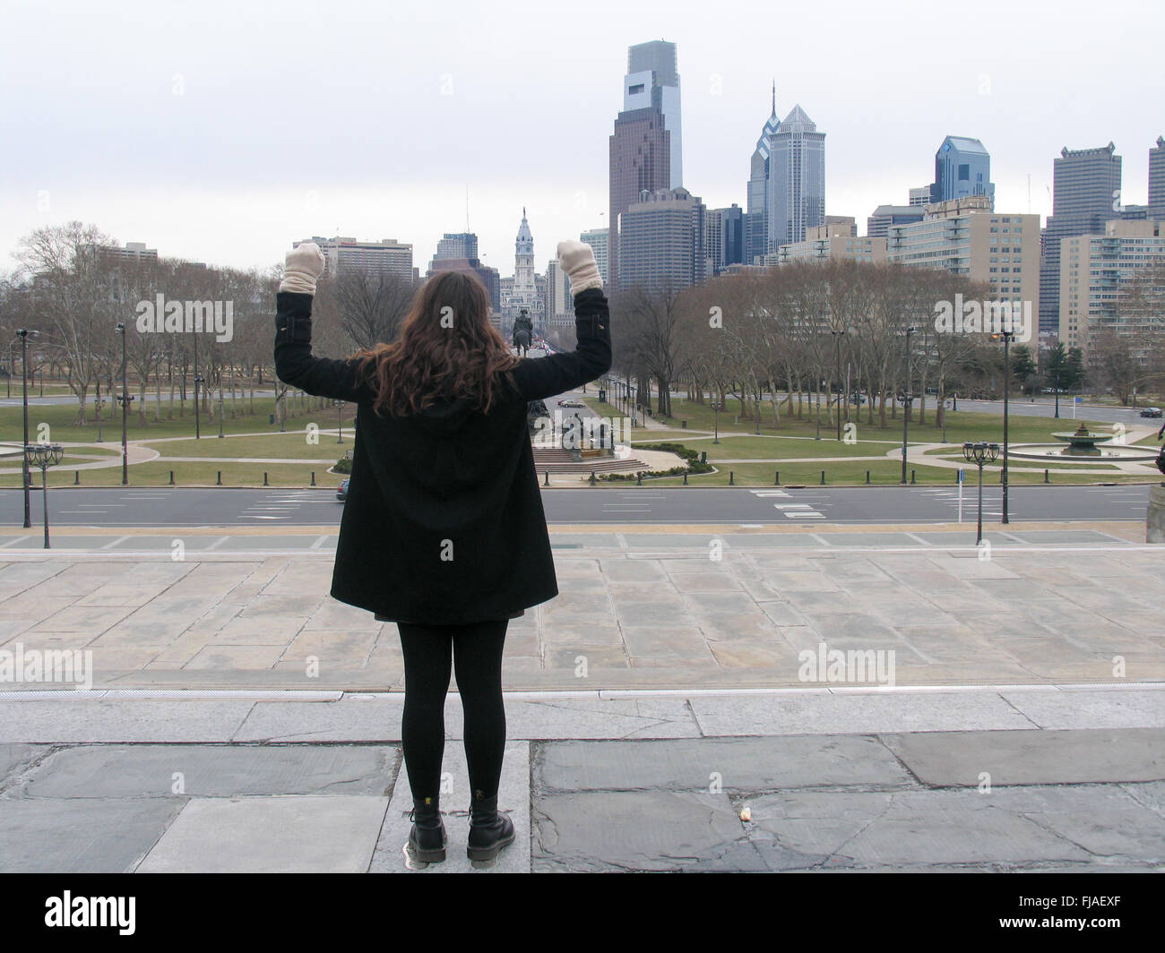 The Rocky steps and statue