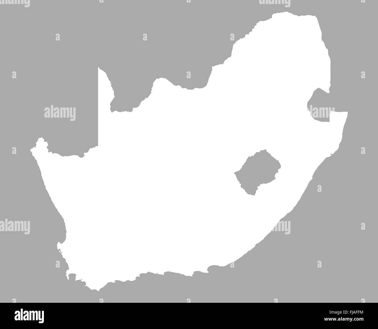 Map of South Africa Stock Photo - Alamy