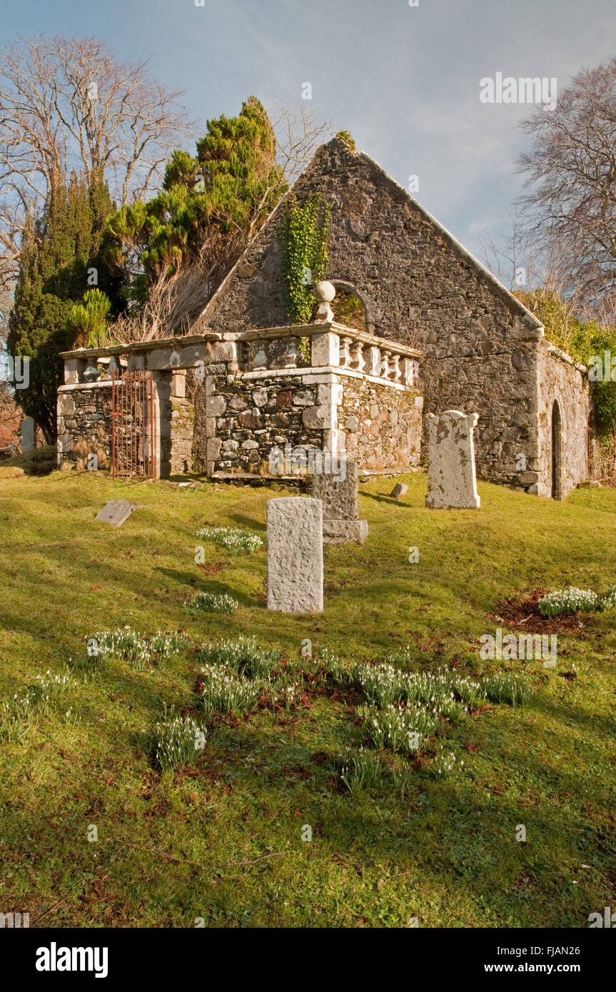 Ruins of Church at Kilmore on the Isle of Skye Stock Photo Alamy