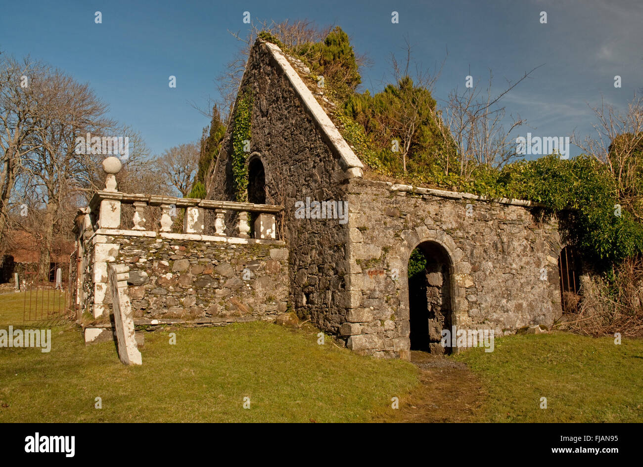 Ruins of Church at Kilmore on the Isle of Skye Stock Photo Alamy