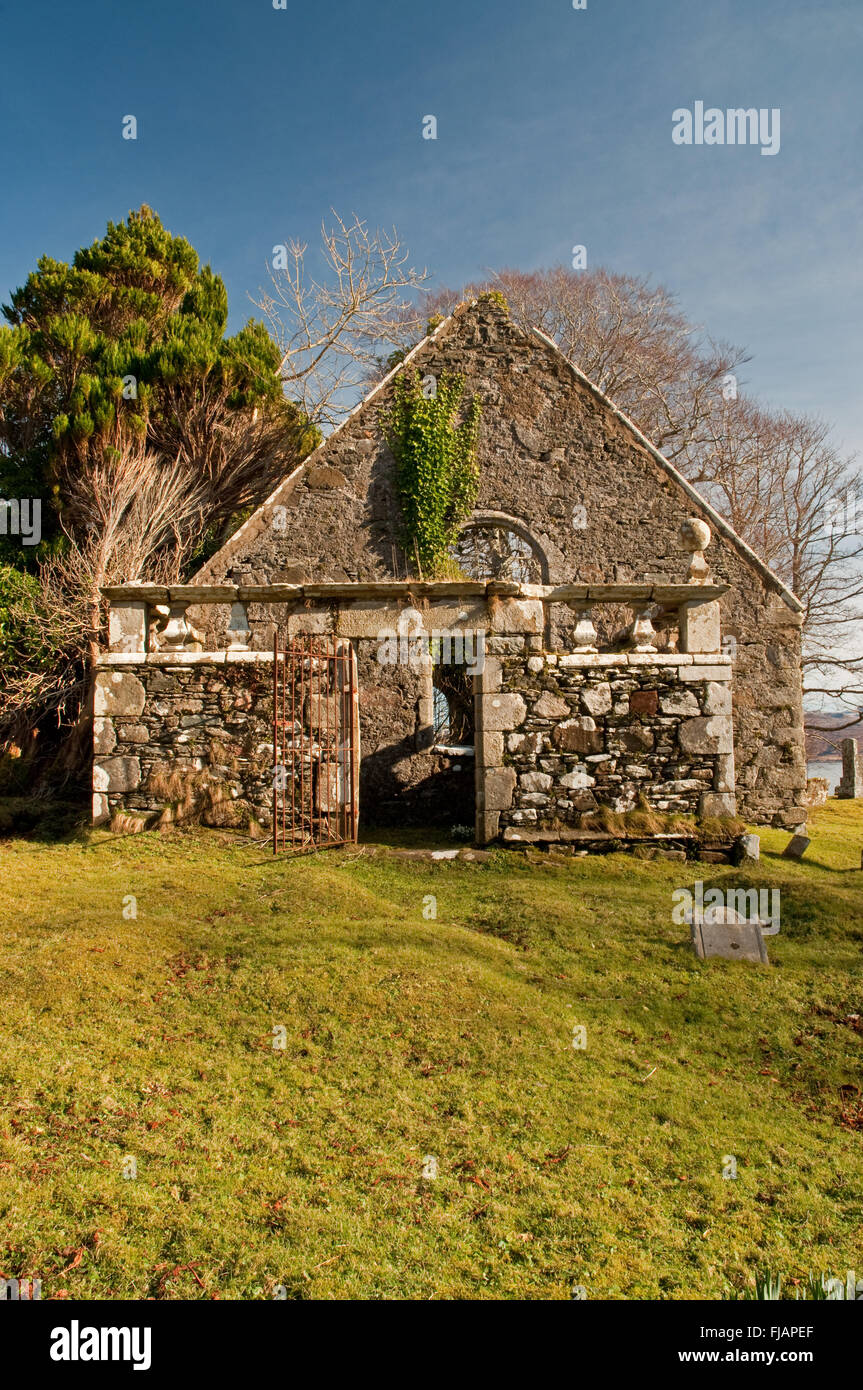 Ruins of Church at Kilmore on the Isle of Skye Stock Photo Alamy