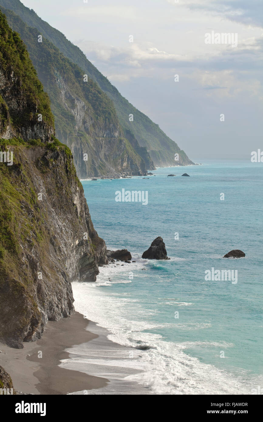 Qingshui cliffs Taiwan Hualien  清水斷崖 Stock Photo