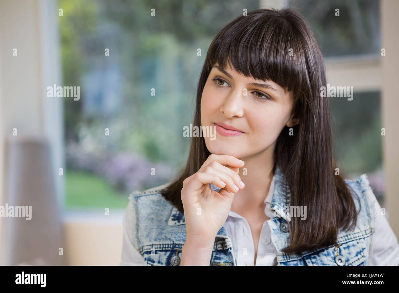Close up beautiful young woman hi-res stock photography and images - Alamy