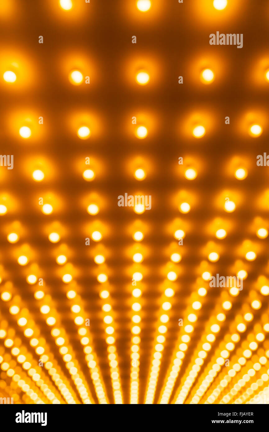 Theater lights defocused out of focus picture Stock Photo