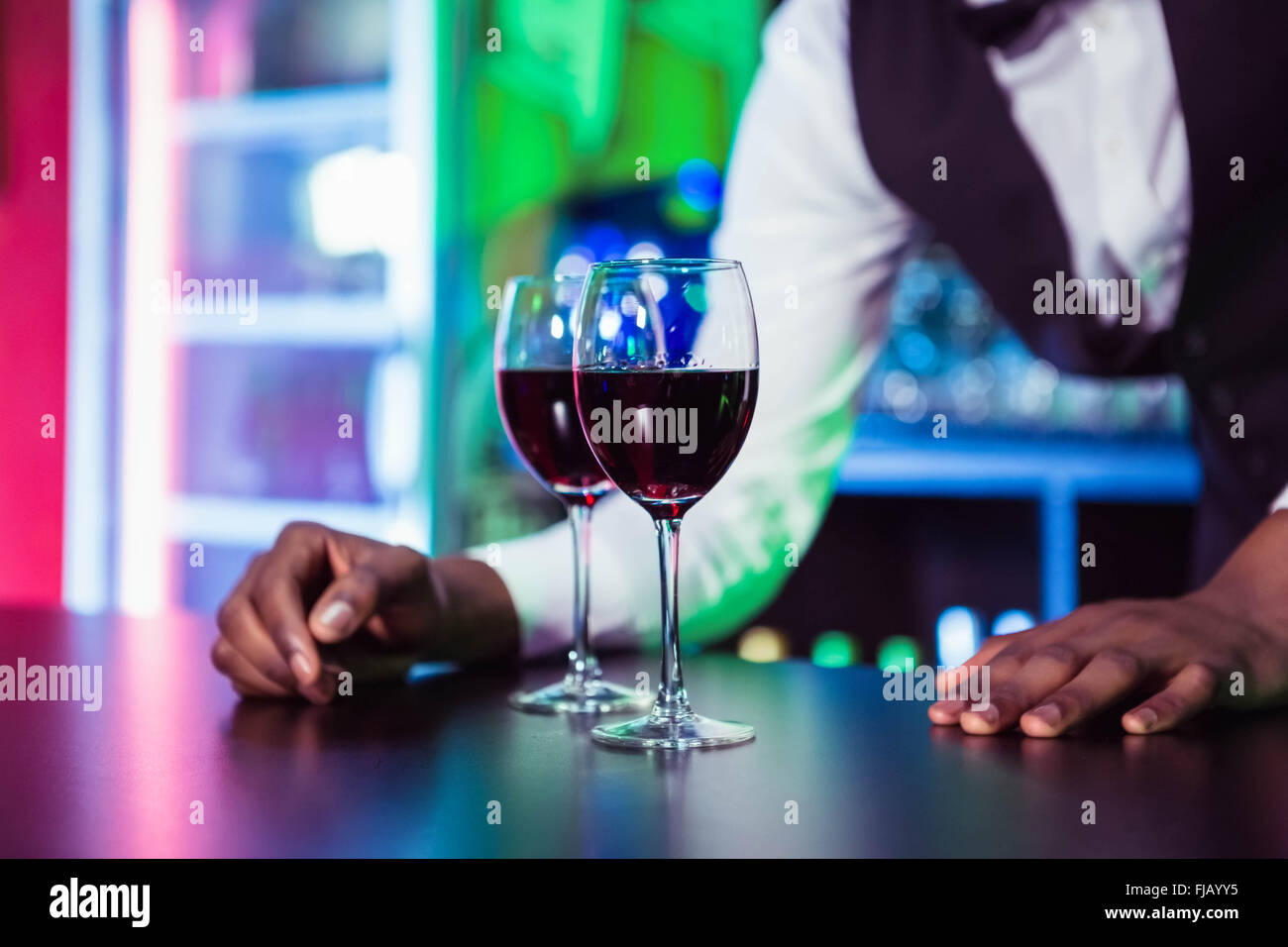 Bartender Leaning On Counter High Resolution Stock Photography and ...