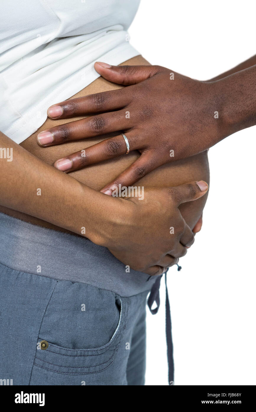 Couple expecting a baby Stock Photo