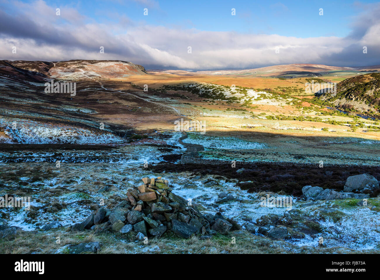 Cronkley Fell From the Green Trod at Whiteholm Bank Near Holwick, Upper Teesdale County Durham UK Stock Photo