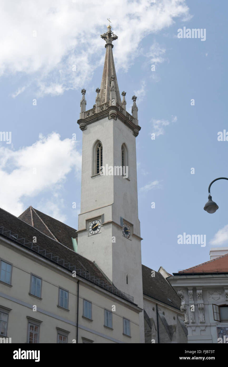 Austria, Vienna, Augustinerturm, bell tower of Saint Augustine church, Sankt Augustin. NO RELEASE. Stock Photo